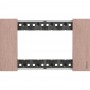 Bticino Living Now KA4804ZM Placca Rame 4 Moduli, Realizzata in Zama, MADE IN ITALY