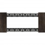 Bticino Living Now KA4804LG Placca Noce 4 Moduli, Realizzata in Legno, MADE IN ITALY