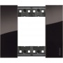 Bticino Living Now KA4802DG Placca Notte 2 Moduli, Materiale plastico, Serie Civili, MADE IN ITALY