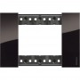Bticino Living Now KA4802DG Placca Notte 2 Moduli, Materiale plastico, Serie Civili, MADE IN ITALY