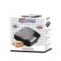 Termozeta 73838 Tostiera elettrica con piastre antiaderenti, 750W, Blocco di sicurezza