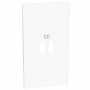Bticino Living Now KW12PD Cover Bianca per Caricatori USB K4294C, K4293CC, 2 Moduli, Serie Civili, MADE IN ITALY