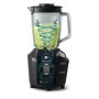 Philips HR2291/01 Frullatore con bicchiere in vetro, 600W, 2 Velocità e Pulse, Lame in acciaio inox, Piedini a ventosa