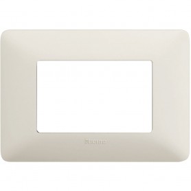 Placca Bticino Matix AM4803BCN 3 moduli Cenere, Tecnopolimero, Serie Civili, MADE IN ITALY