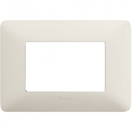 Placca Bticino Matix AM4803BCN 3 moduli Cenere, Tecnopolimero, Serie Civili, MADE IN ITALY