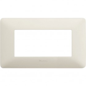 Placca Bticino Matix AM4804BCN 4 moduli Cenere, Tecnopolimero, Serie Civili, MADE IN ITALY