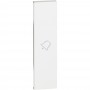 Cover Bticino Living Now KW01D con simbolo campanello, Bianca, 1 Posto, Illuminabile