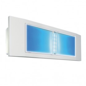 Beghelli 1499BLU Lampada emergenza e notturna ricaricabile LED, 11W, 6 ore di autonomia, 130 Lumen, IP40, Parete o incasso
