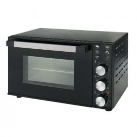 DCG MBN35 Forno 35 Litri Ventilato con termostato regolabile, 6 Posizioni di cottura, 1800W, Nuova regolamentazione