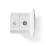 Rilevatore Monossido di Carbonio Certificato EN 50291 Smart a Batterie Nedis ZBDCO11WT, Durata sensore 10 anni, Allarme 85 dB
