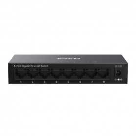 Tenda TEG1008M Switch 8 Porte LAN 2000 Mbps, Struttura in acciaio temperato