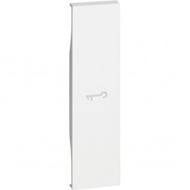 Bticino Living Now KW01F Cover con simbolo Chiave, Bianca, 1 Posto, Illuminabile, MADE IN ITALY