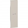 Bticino Living Now KM01F Cover con simbolo Chiave, Sabbia, 1 Posto, Illuminabile, MADE IN ITALY