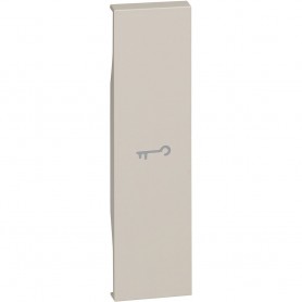 Bticino Living Now KM01F Cover con simbolo Chiave, Sabbia, 1 Posto, Illuminabile, MADE IN ITALY