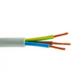 Cavo FROR 3x2.5 mmq Grigio Roda Cavi FROR 450/750-V, 450-750V, Norma CEI 20 - 22, Realizzato in PVC, MADE IN ITALY