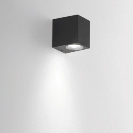Isyluce 309 Applique da esterni Antracite Mono emissione, 1 GU10, Struttura in PC e ABS, IP54
