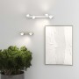 Toplight Edra Barra 4 Spot Neri Orientabili da parete e soffitto, 4 GX53, Struttura in metallo, IP20, Moderno