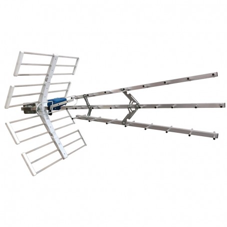 Maxital ECO45-5G Antenna Digitale Terrestre Full HD DVB-T2, Filtro 5G, UHF, 27 Elementi, Guadagno 15-17 dBi