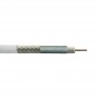 Maxital K121ECU-150 Cavo TV 5 mm Rame Classe A, Guaina PVC Bianca, Per segnale TV e Satellitare