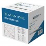 Maxital K121ECU-150 Cavo TV 5 mm Rame Classe A, Guaina PVC Bianca, Per segnale TV e Satellitare