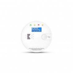 Rilevatore Monossido di Carbonio Certificato EN 50291 a Batterie Proxe 710053, Allarme 85 dB, Bianco
