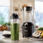 Philips HR2041/41 Frullatore Serie 3000 450W con borraccia, Recipiente 1,9L, Lame in acciaio Inossidabile, Tritaghiaccio, Nero