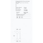 Isyluce Eclipsia 742 Lampada Parete Soffitto Bianca, 2 GX53, Luce diretta o indiretta, Struttura in metallo, Moderna