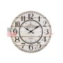 Lowell 21455 Orologio da parete Antichizzato "London Bond Street", Cassa in MDF, Diametro 34 cm