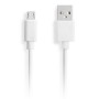 Telecustodia CDCUSBMICRO Cavo Micro USB per Ricarica e Trasferimento Dati, 1.5A, Bianco, 100 cm