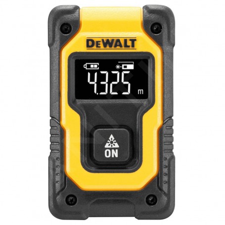 DeWALT DW055PL-XJ Metro laser Ricaricabile Portata 16 metri, Display Chiaro, Corpo gommato, Alimentazione USB