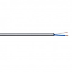 Cavo telefonico 2x0.6 mmq Roda Cavi, 2 Fili in rame, Matassa da 100 metri, Grigio, MADE IN ITALY