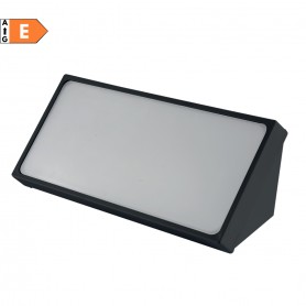 Lampo ECOR320NEMC Lampada da parete Tricolor, 40W LED, Nera, 3849 Lumen, Luce calda-Naturale-Fredda, IP65