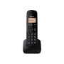 Panasonic KX-TGB610JT Telefono Cordless con blocco chiamate indesiderate, Pulsanti grandi, Display, Nero