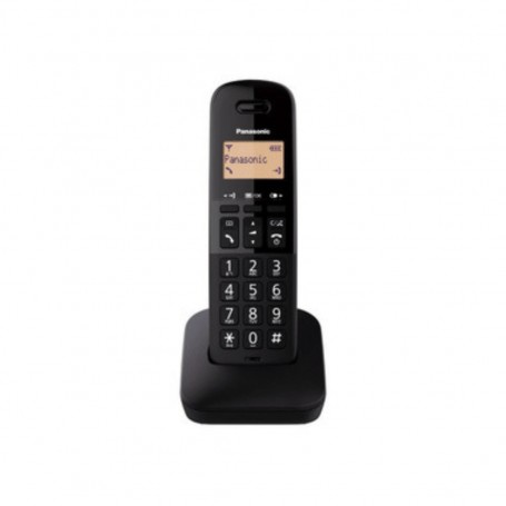 Panasonic KX-TGB610JT Telefono Cordless con blocco chiamate indesiderate, Pulsanti grandi, Display, Nero