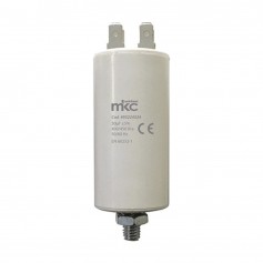 Condensatore 30 UF 400/450V con terminale faston 6,3 mm Melchioni 493224524, Polipropilene, Utile per avviamento motori
