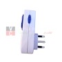 Proxe 700002 Timer a spina giornaliero meccanico, Cavalieri da 30 minuti, Spina 16A, Presa Bipasso 10/16A, 3500W Carico massimo