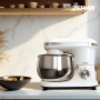 Impastatrice professionale con ciotola Inox da 5,2 litri Zephir ZHC120DX, 1200W, 6 Velocità, 3 ganci