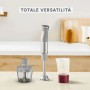 Moulinex DD672B10 Quickchef+ Frullatore Immersione Tritatutto 500 ml, 1000W, Asta e lame Acciaio Inox, 20 velocità