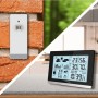 Technoline WS 6762 Stazione Meteo radiocontrollata con sensore esterno, Previsione meteo, Temperatura e umidità, Retroilluminata