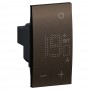 Bticino Living Now KB4441 Termostato Ambiente Bronze per riscaldamento e condizionamento elettronico, 2 Moduli, MADE IN ITALY