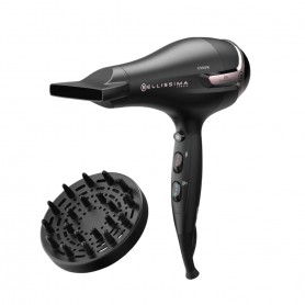 Imetec Bellissima K9 2300 Asciugacapelli con diffusore, 3 temperature, 2300W, 2 Velocità, Tecnologia Ioni