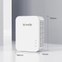 Tenda Powerline AV1000 PH3 2 pezzi, 1000 Mbps, Fino a 300 metri, 1 LAN Gigabit, Plug and Play