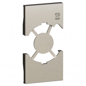 Cover Bticino Living Now KB68, Bronze, Per Presa Schuko + USB C, 2 Moduli, Serie Civili, MADE IN ITALY