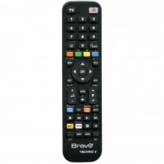 Bravo Techno 3 Telecomando Universale SKY, SMART TV, Digitale terrestre, VCR, DVD, SAT, 3 Memorie, 2 Batterie AAA