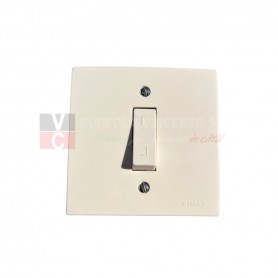 Vimar Mascot 06403 Invertitore unipolare, 250V, Avorio, MADE IN ITALY