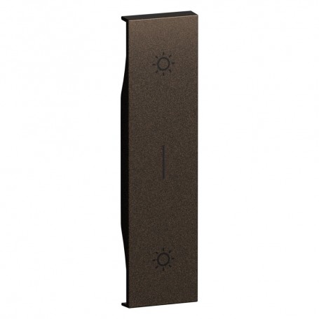 Bticino Living Now KB05L Cover Bronze per pulsante doppio K4036 non interbloccato, MADE IN ITALY