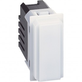 Bticino Living Now K4381 Lampada Sicurezza LED, Ricaricabile, Accensione automatica, Autonomia 2 ore, 1 Modulo, Non estraibile