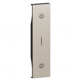 Bticino Living Now KC05L Cover Champagne per pulsante doppio K4036 non interbloccato, MADE IN ITALY