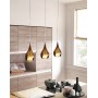 Sospensione Cangini&Tucci Zoe XXL1303.1L con vetro di murano cromo metallizzato|E27|MADE IN ITALY|Coppolav.it: Sospensioni