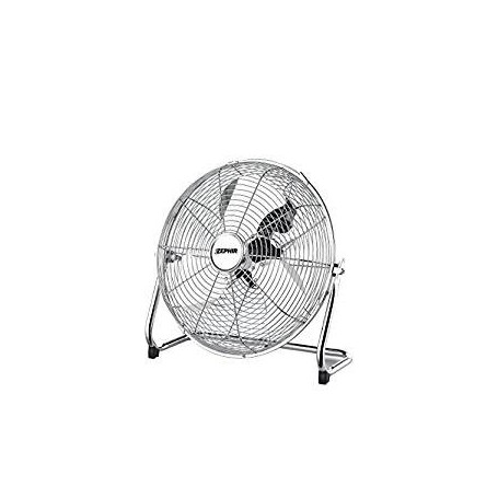 Ventilatore industriale orientabile da terra ad alte prestazioni con motore da 70W e pala da 35 cm Zephir PF35CR, 3 Velocità